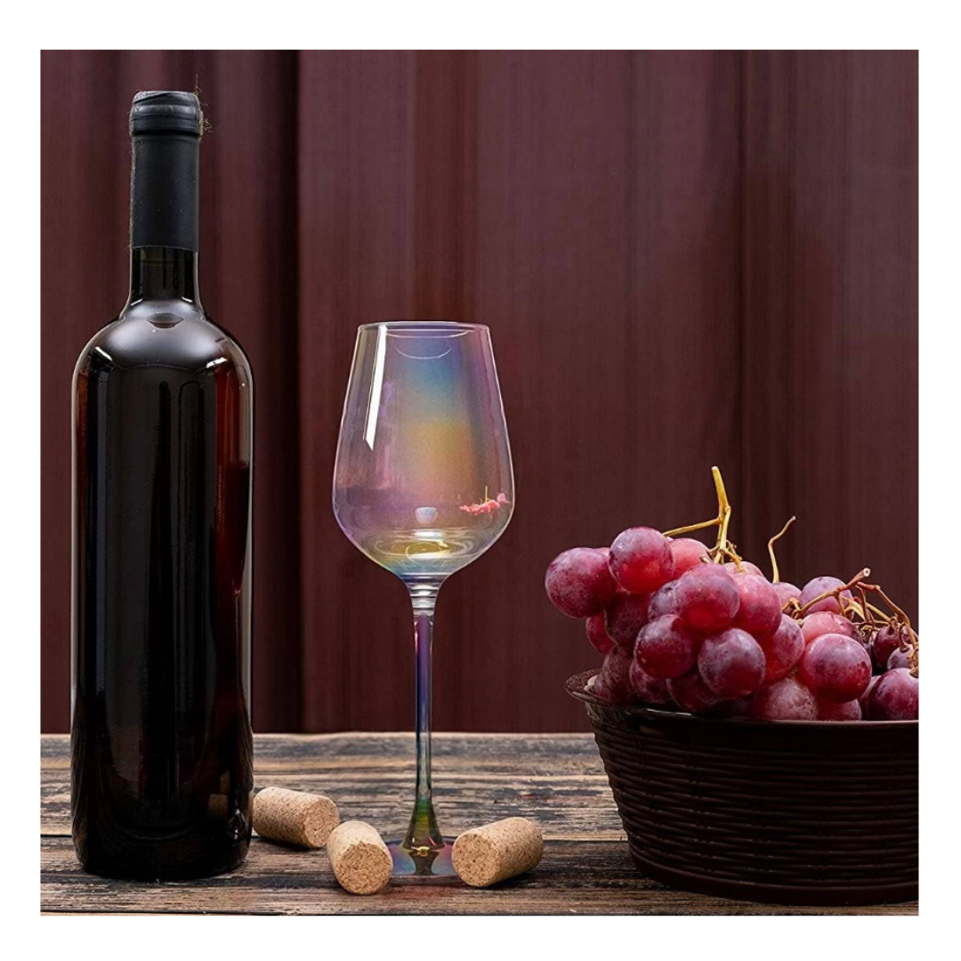 Iridescent Luxe Wine Glasses (Set of Four)