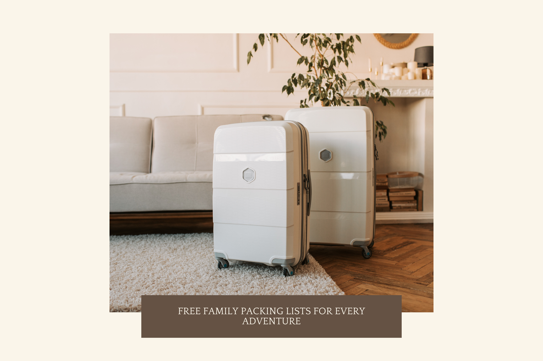 Free Family Packing Lists for Every Adventure: Babies & Toddlers, Warm & Cold Weather