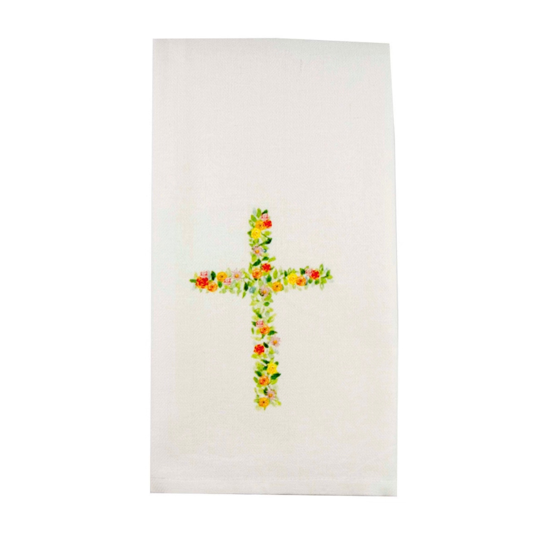 Easter Cross Tea Towel
