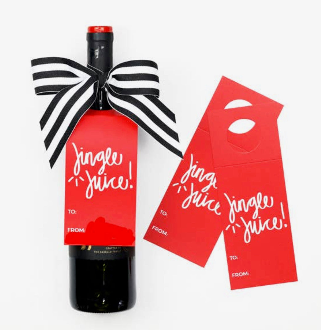 Jingle Juice Bottle Tags (Set of 3)