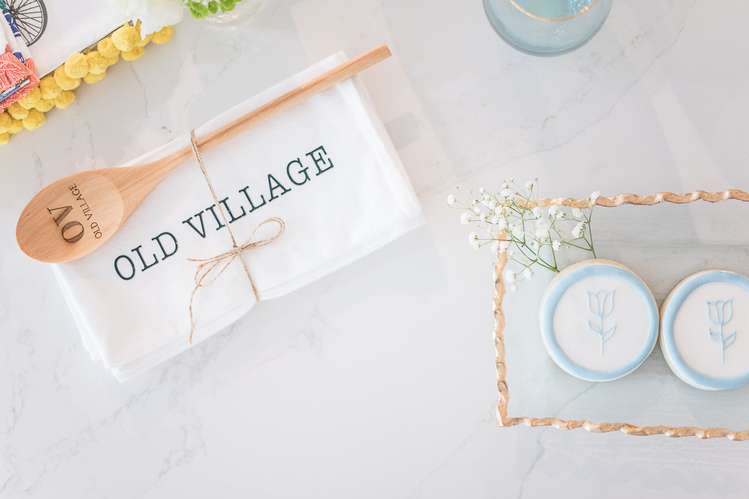 Old Village Cloth Napkins (Set of Four)