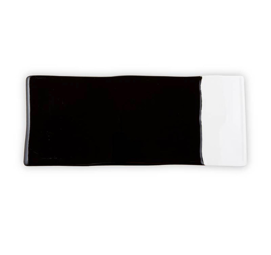 Petite Black & White Color Block Tray