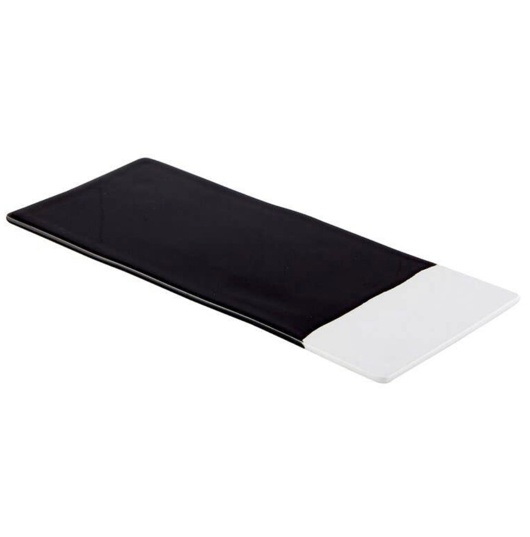 Petite Black & White Color Block Tray
