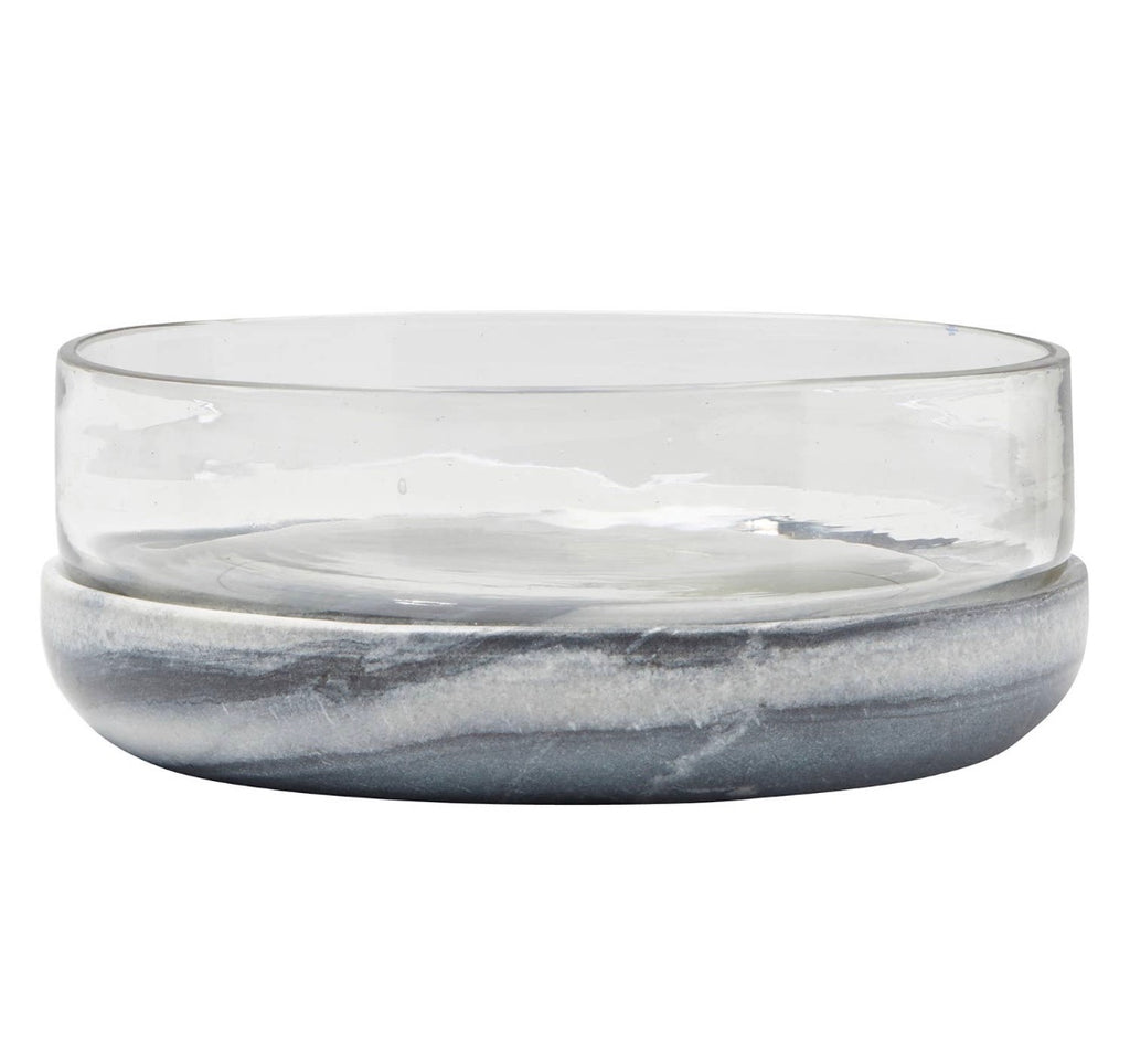 Grey Marble Dip/Serving Bowl