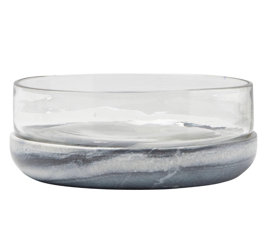 Grey Marble Dip/Serving Bowl