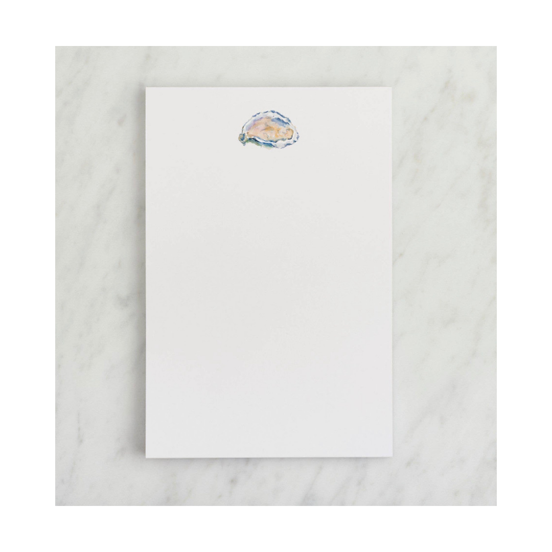 Note Pad with Oyster Design