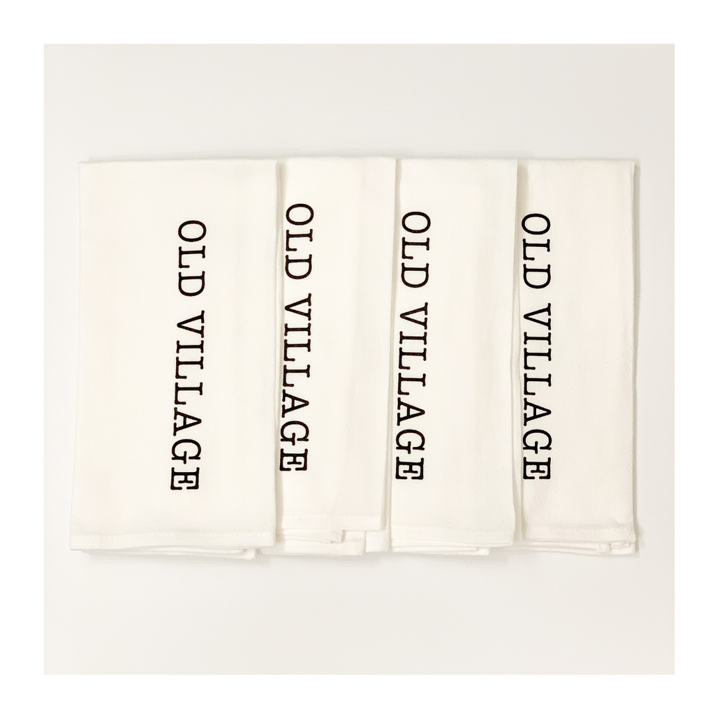 Old Village Cloth Napkins (Set of Four)
