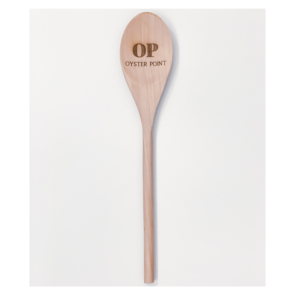 Oyster Point Wooden Serving Spoon