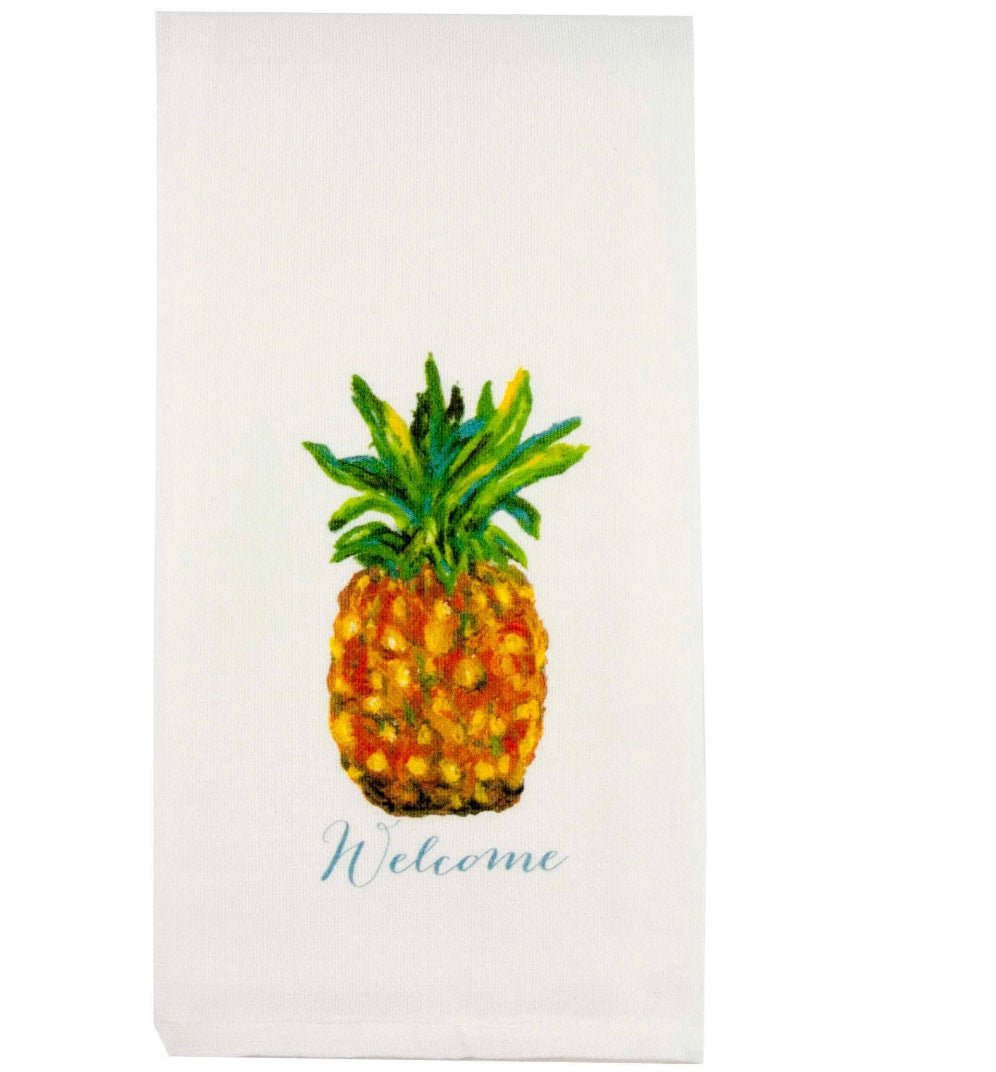 Pineapple Welcome Tea Towel