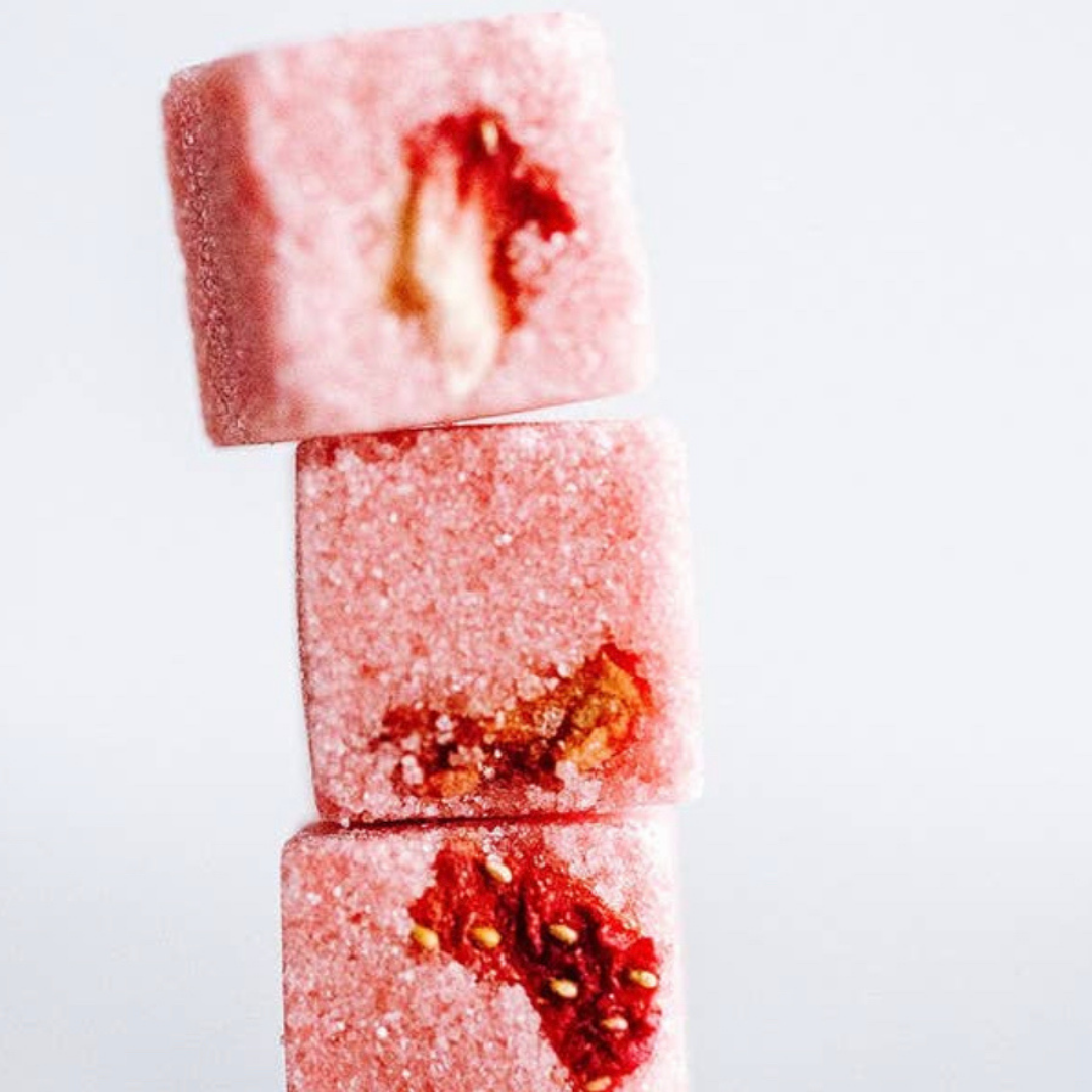 Strawberry Luxe Sugar Cubes